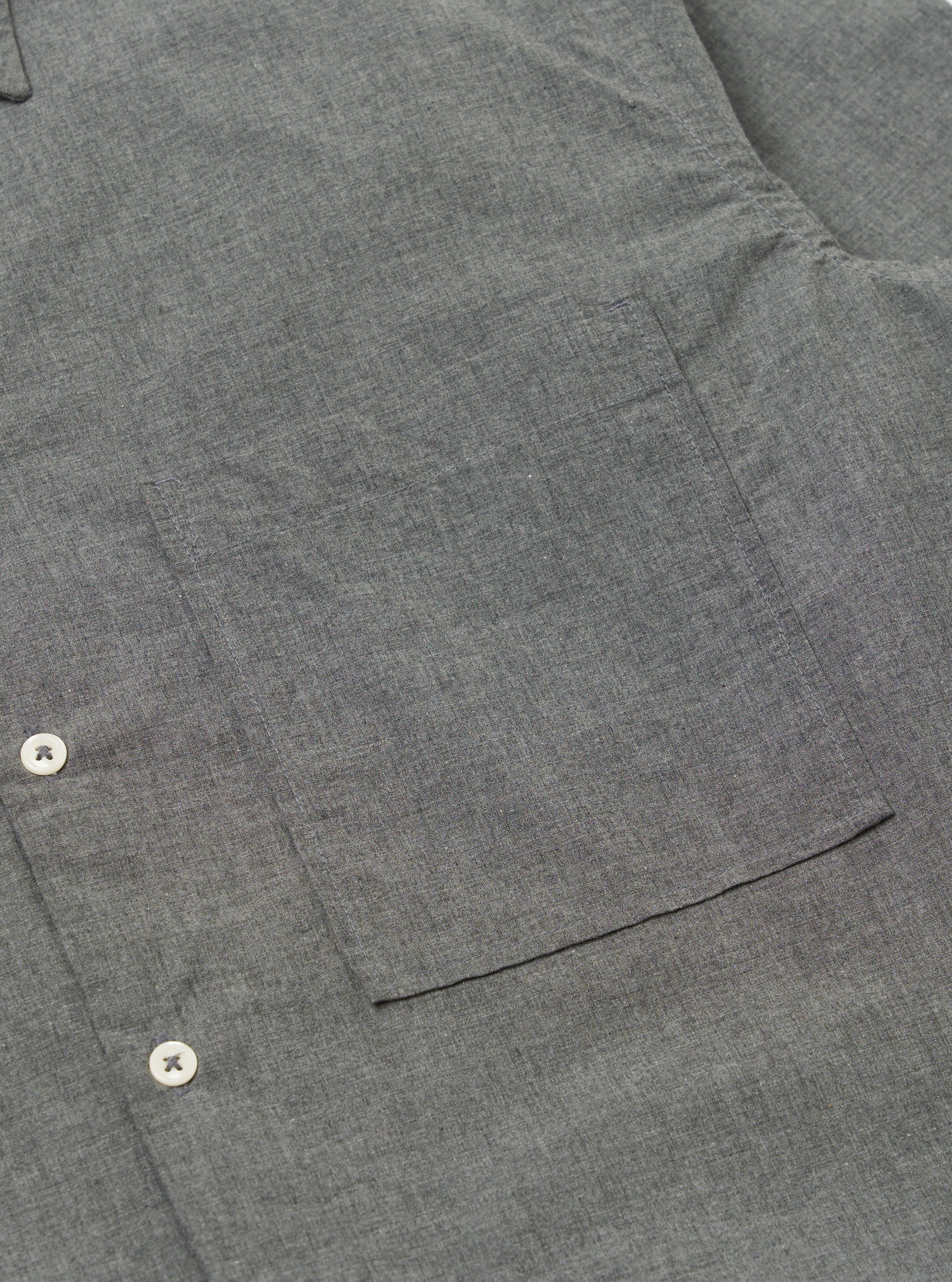 Charcoal Organic Chambray Lucky Shirt