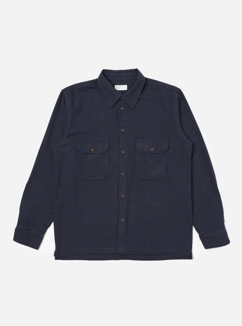 Dark Navy Sid Flannel CPO Shirt