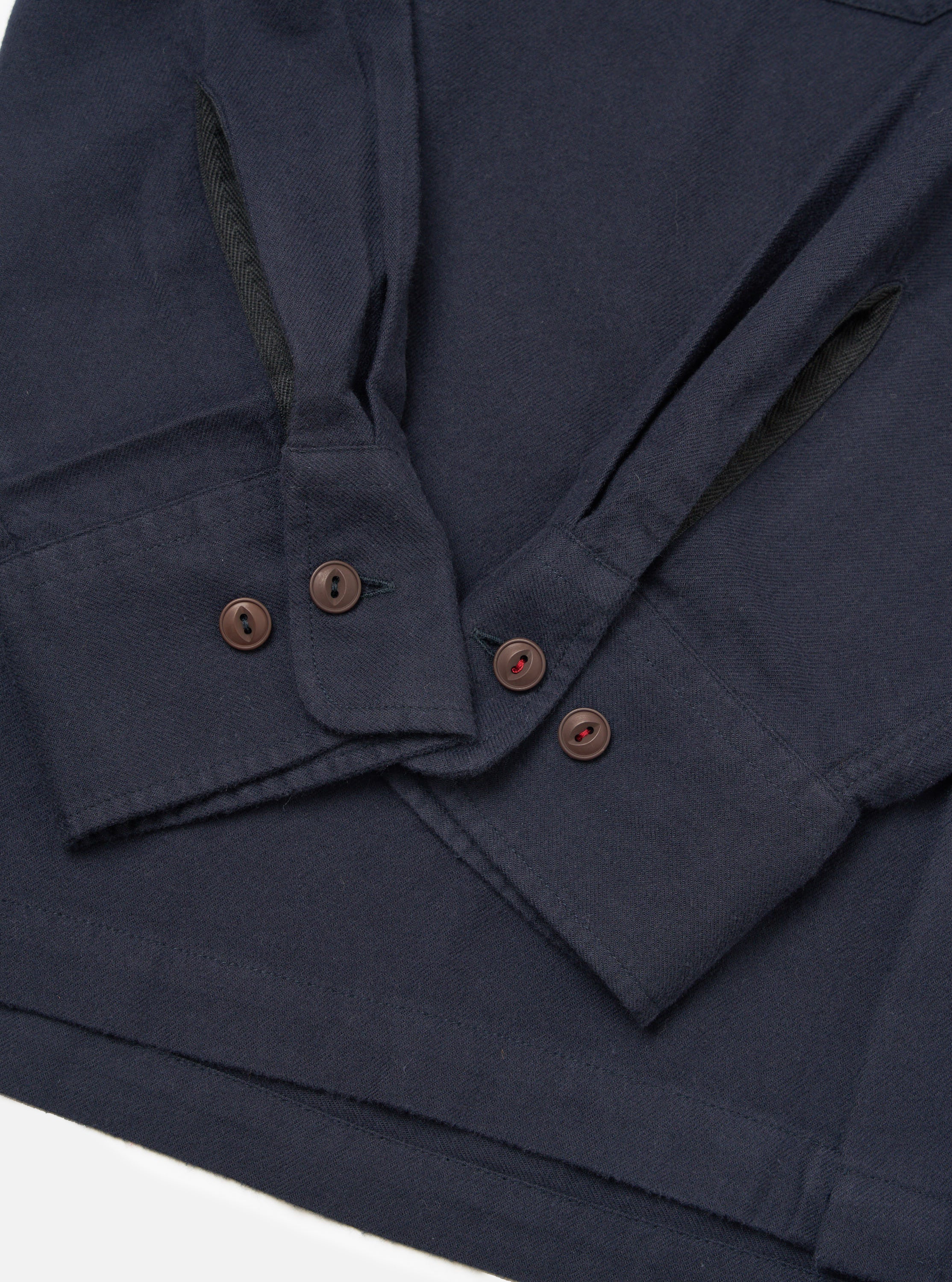 Men's Dark Navy Sid Flannel CPO Shirt – Universal Works