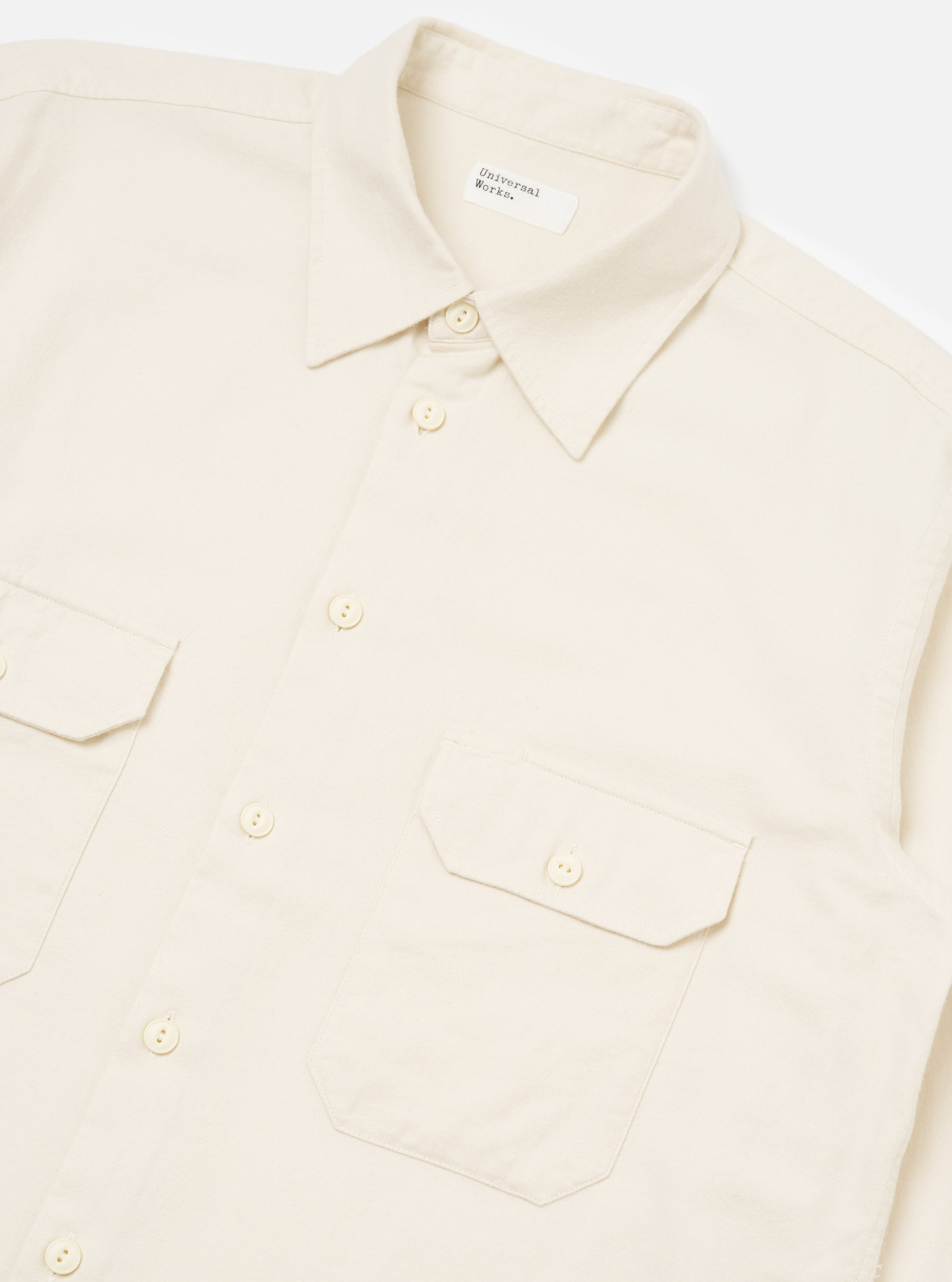 Ecru Sid Flannel CPO Shirt