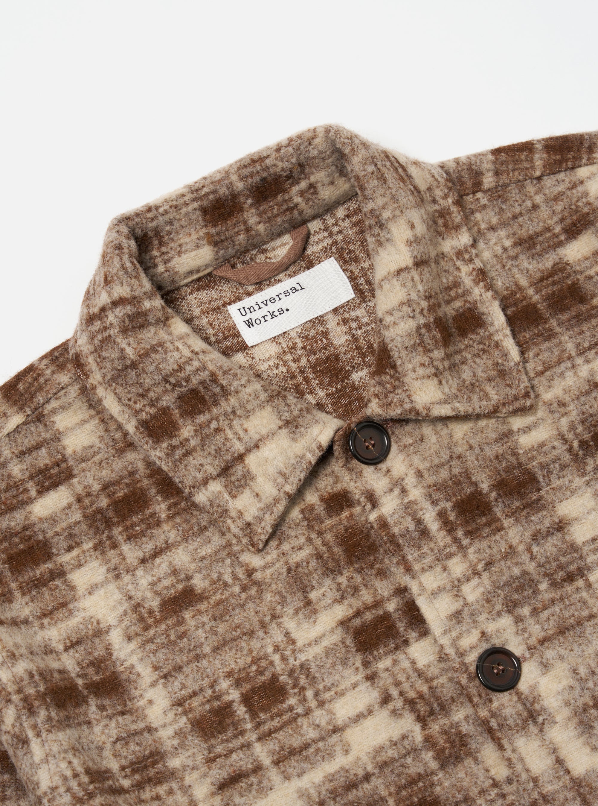 Sand Patch Check Fleece Rams Jacket