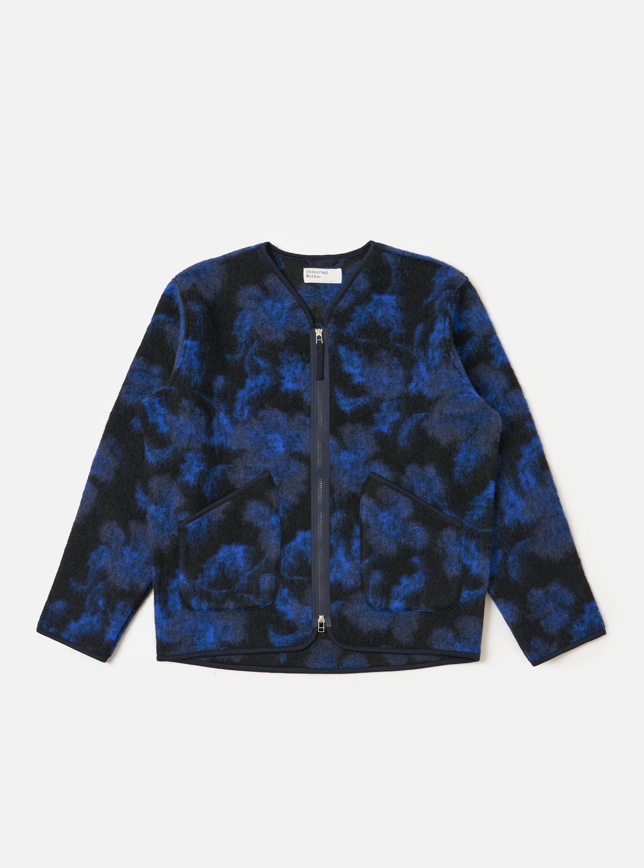 VS WOVEN JACKET ネイビー XL 極美品 Men's Blue Flower Fleece Zip Liner Jacket – Universal Works