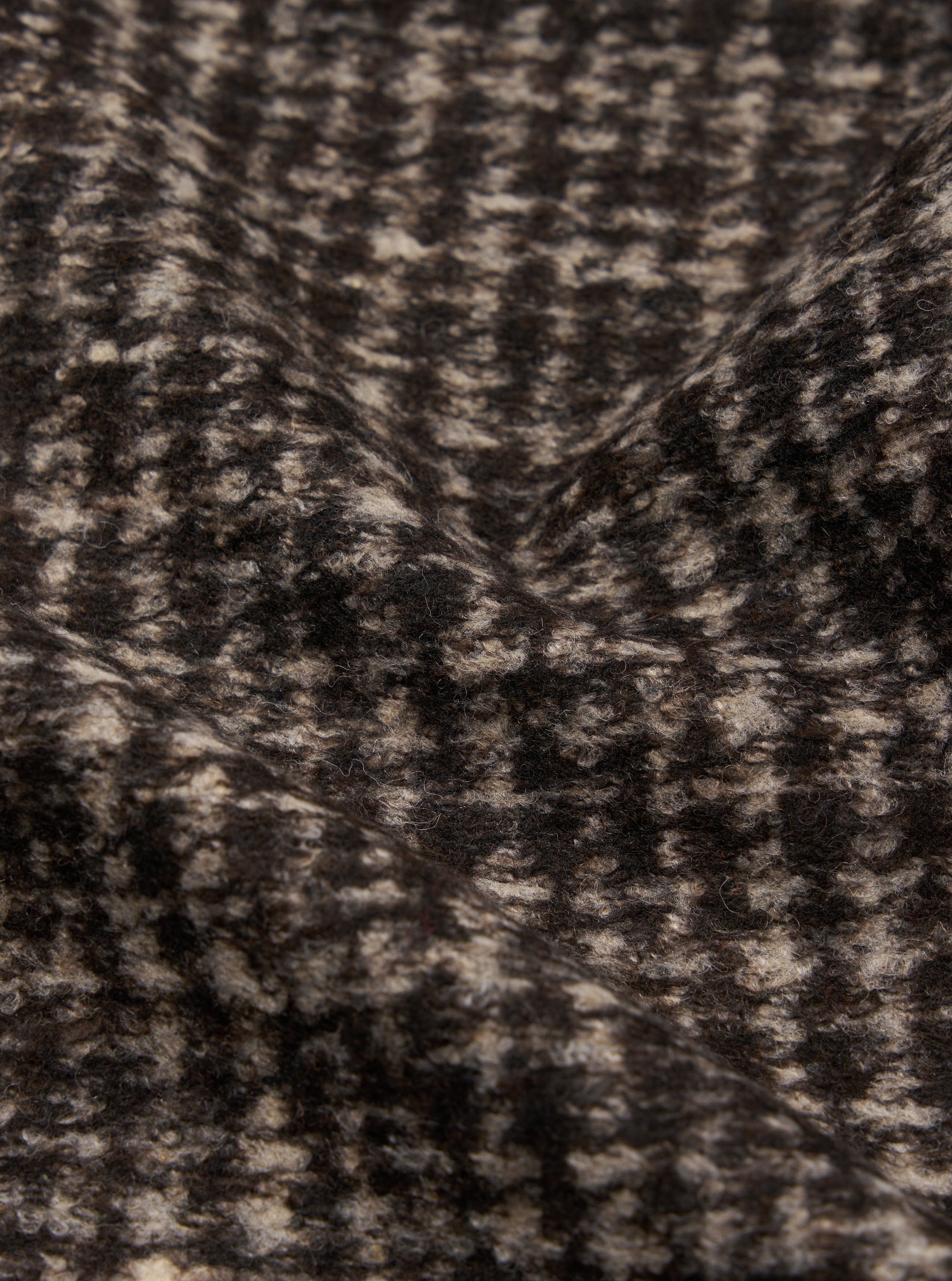 Brown Jacquard Knit Advance Cardigan