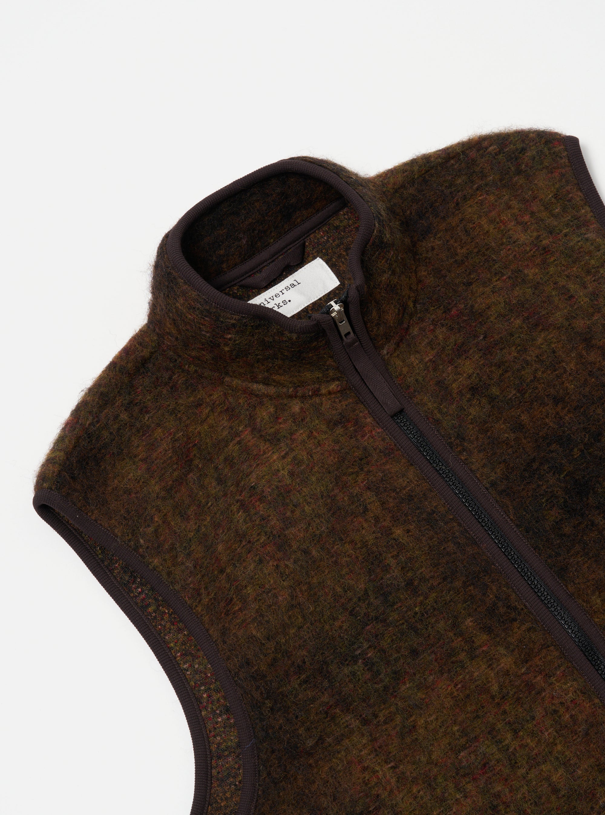 Brown Alps Fleece Climbing Gilet