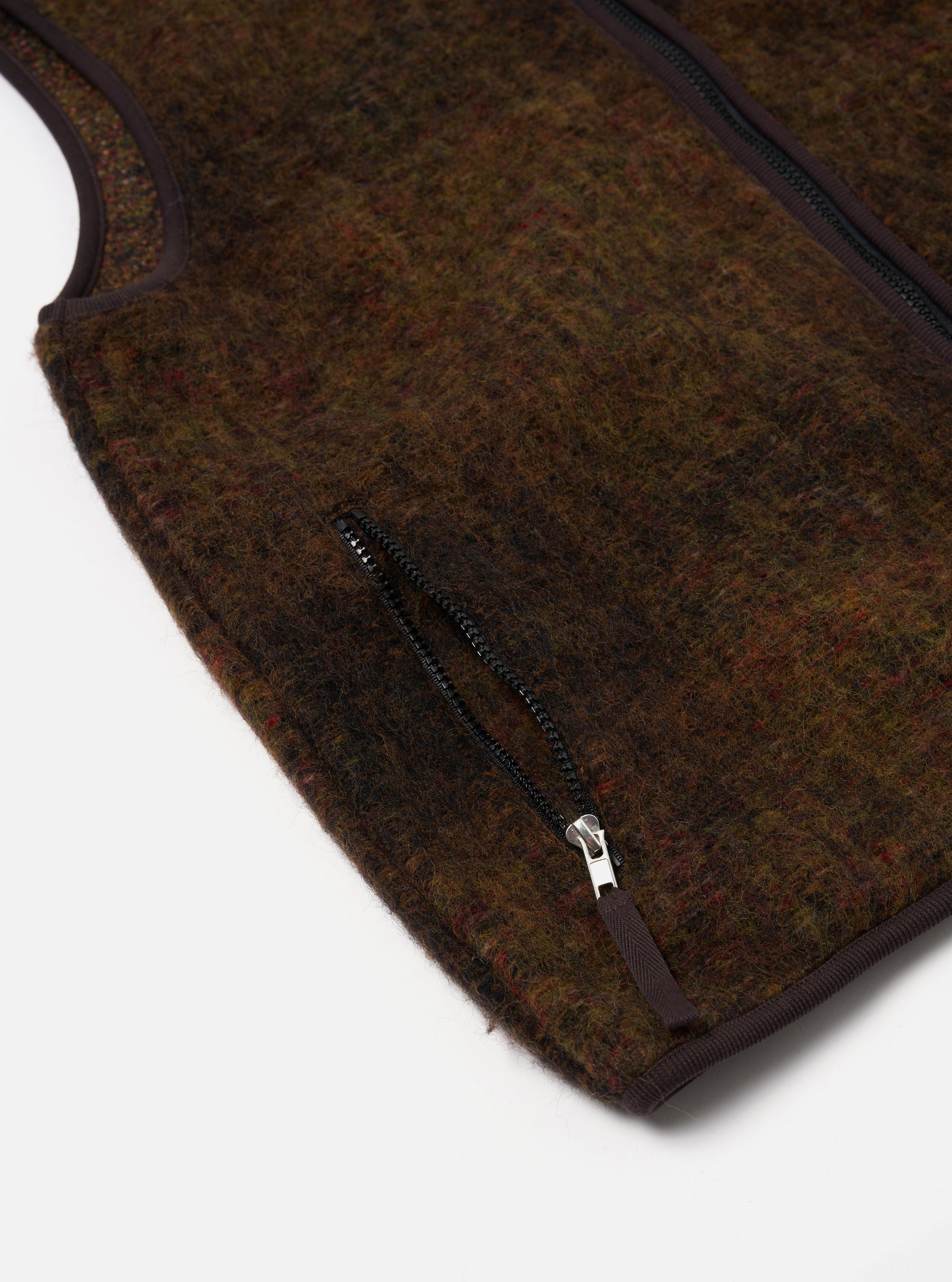 Brown Alps Fleece Climbing Gilet