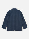 Navy Chester Stripe Two Button Jacket