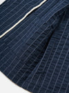Navy Chester Stripe Two Button Jacket
