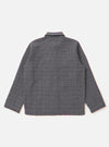 Grey/Blue Jacquard Weave Field Jacket