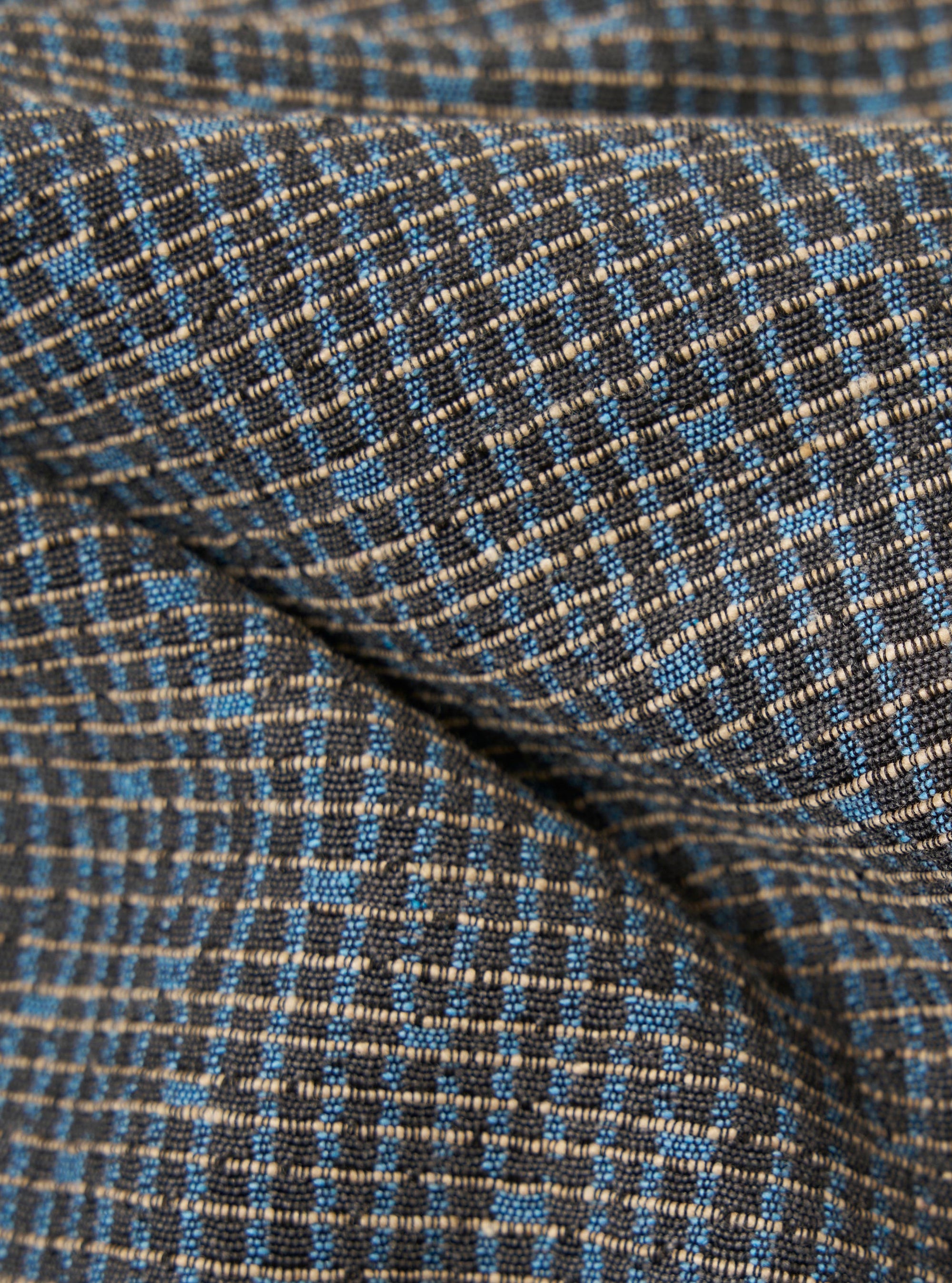Grey/Blue Jacquard Weave Field Jacket