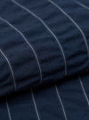 Navy Chester Stripe Pleated Track Short