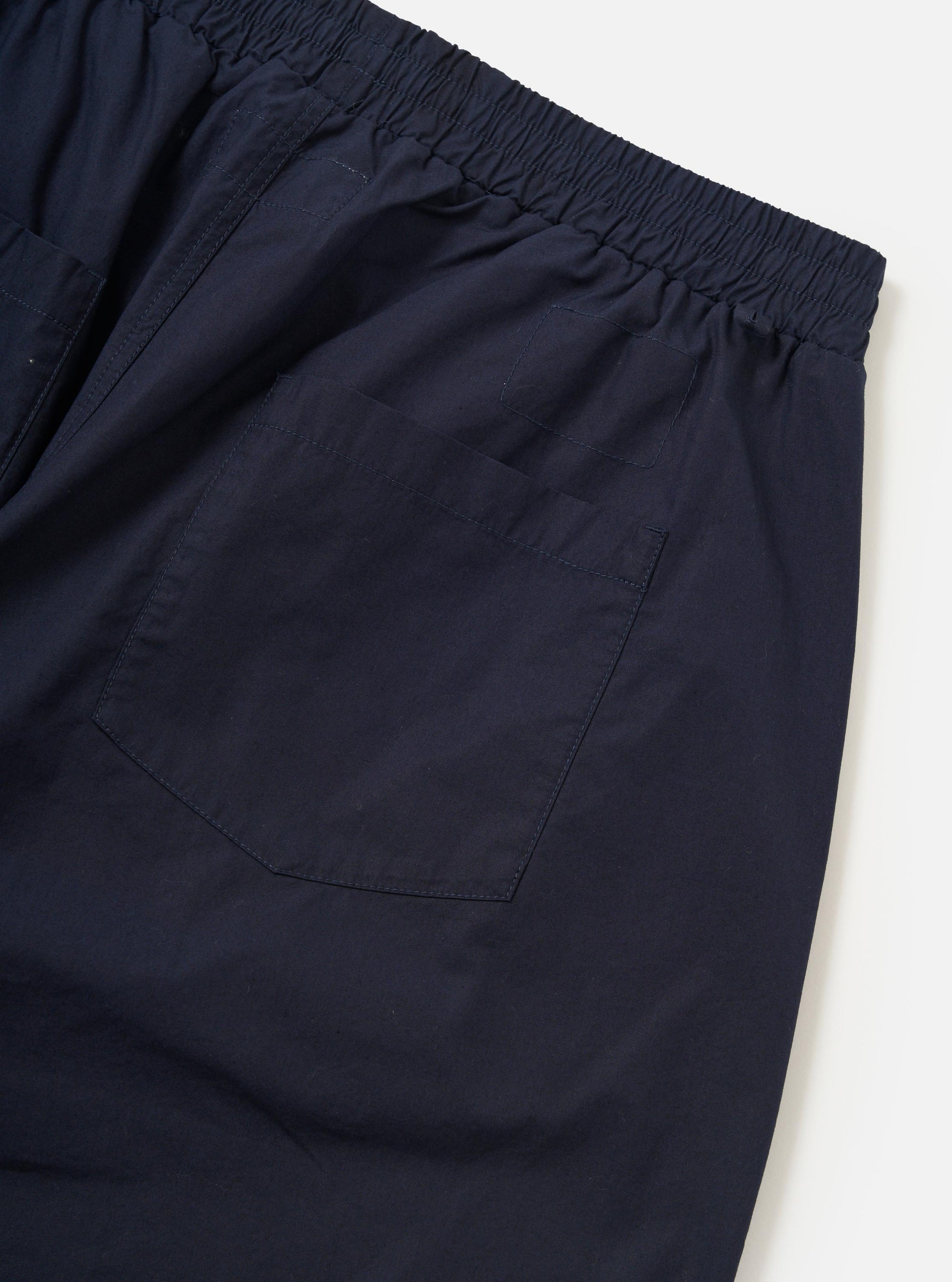 Navy Paper Touch Cotton Vacation Short