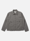 Mid Grey Linen Slub Weave E130 Jacket