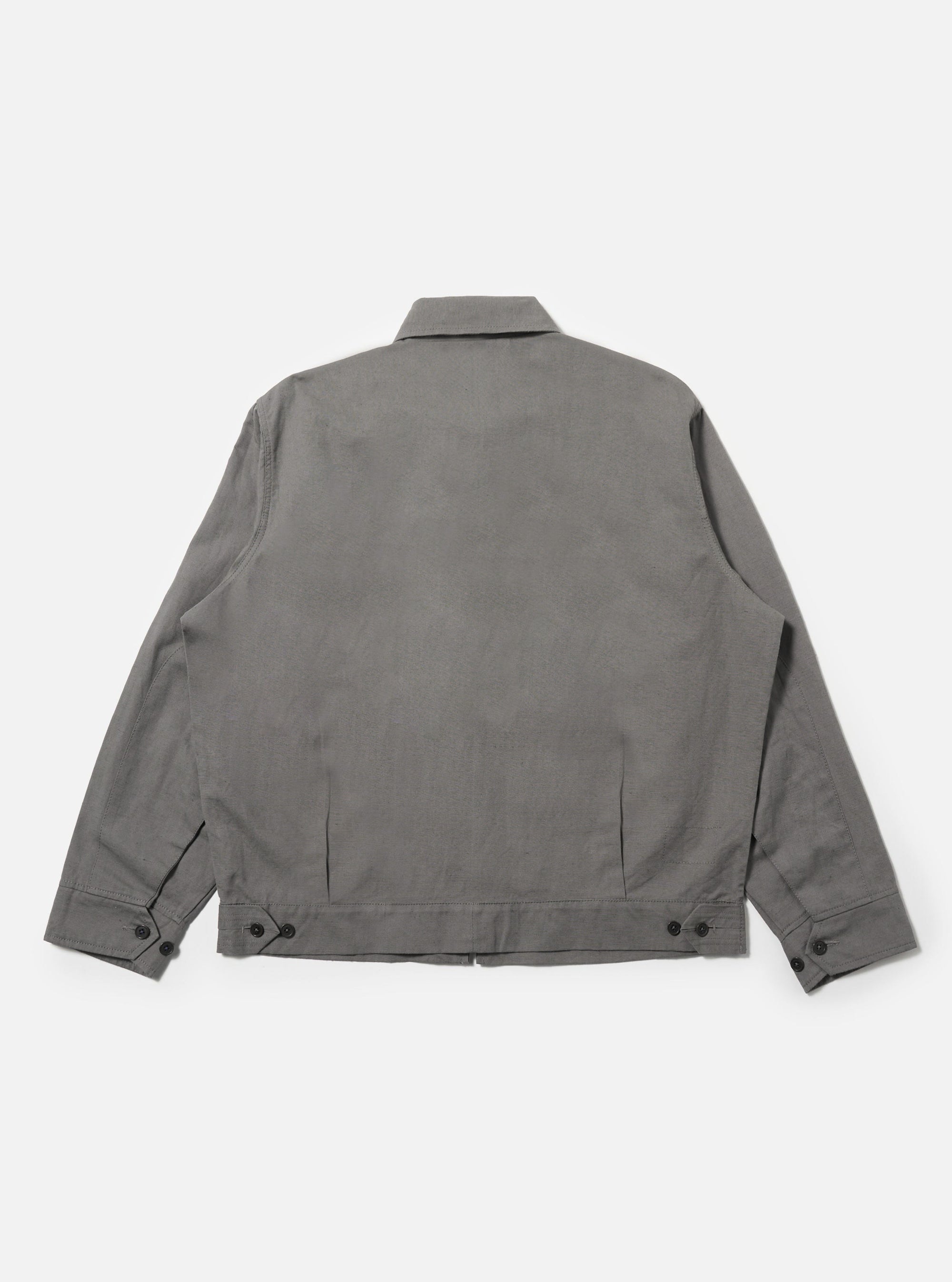 Mid Grey Linen Slub Weave E130 Jacket