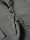Mid Grey Linen Slub Weave E130 Jacket