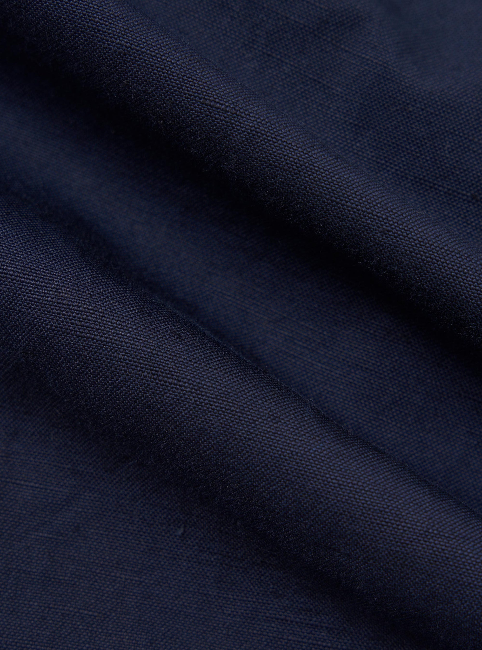 Navy Linen Slub Weave Franck Jacket