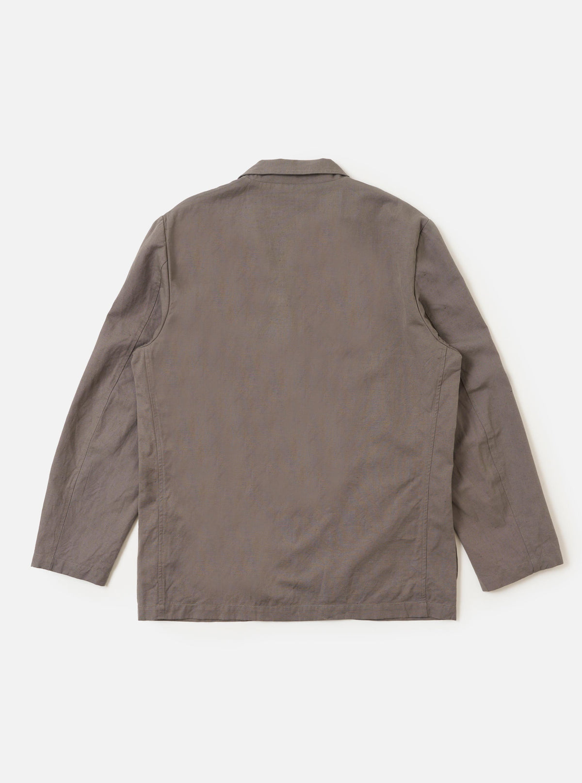 Mid Grey Linen Slub Weave Two Button Jacket