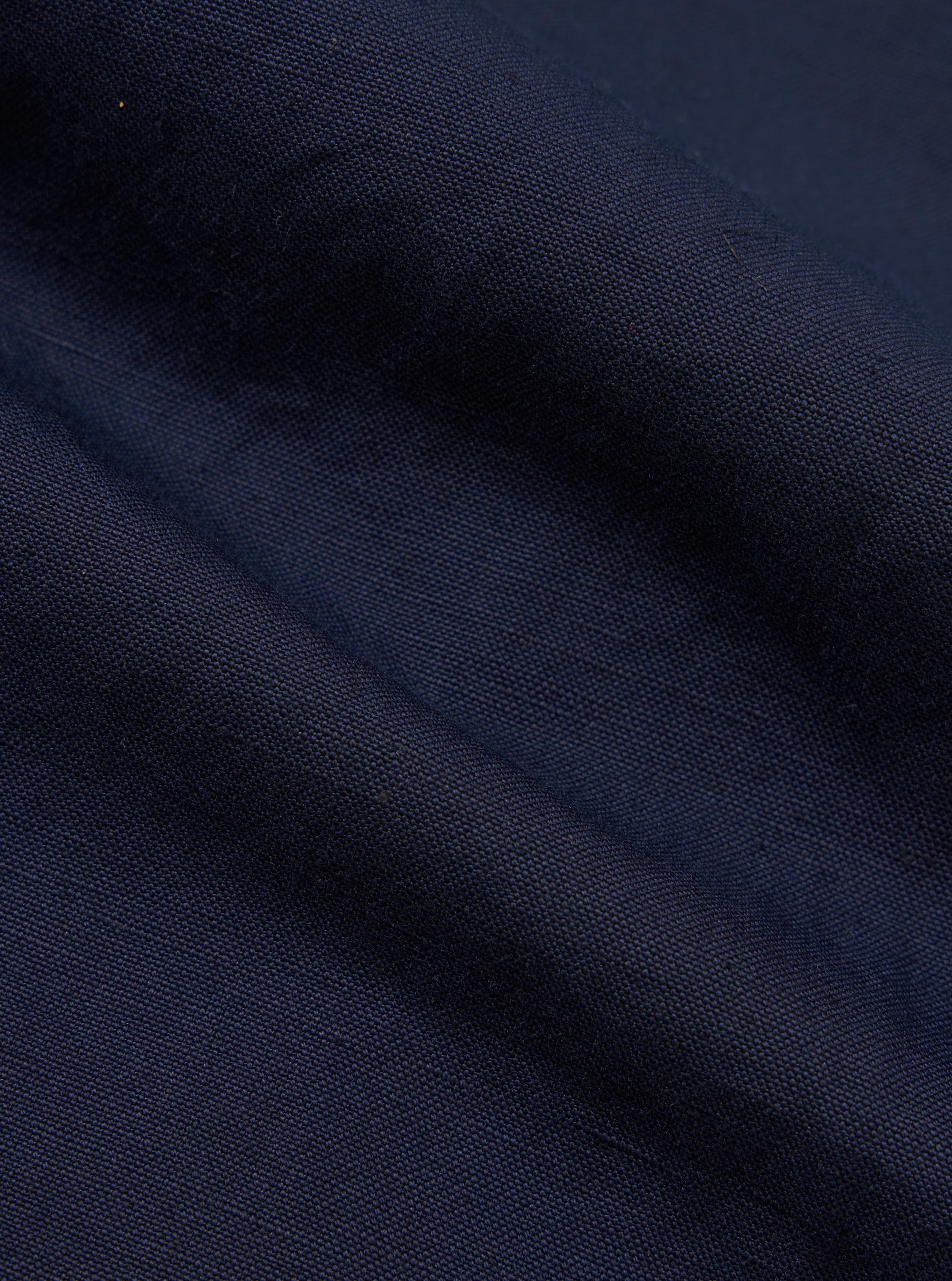 Navy Linen Slub Weave Two Button Jacket