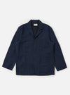 Navy Linen Cotton Shirting Dizzy Jacket
