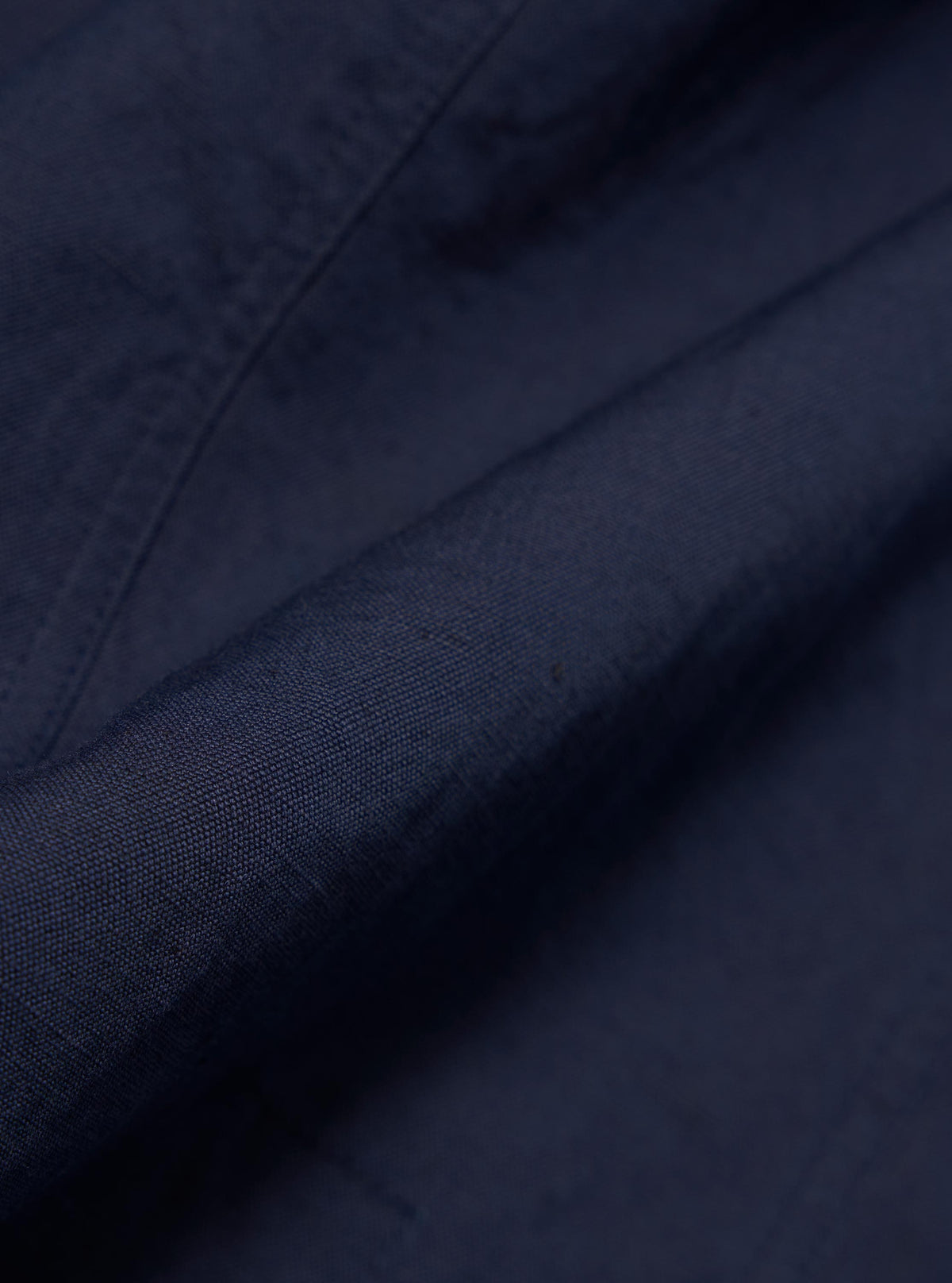 Navy Linen Slub Weave Bakers Jacket