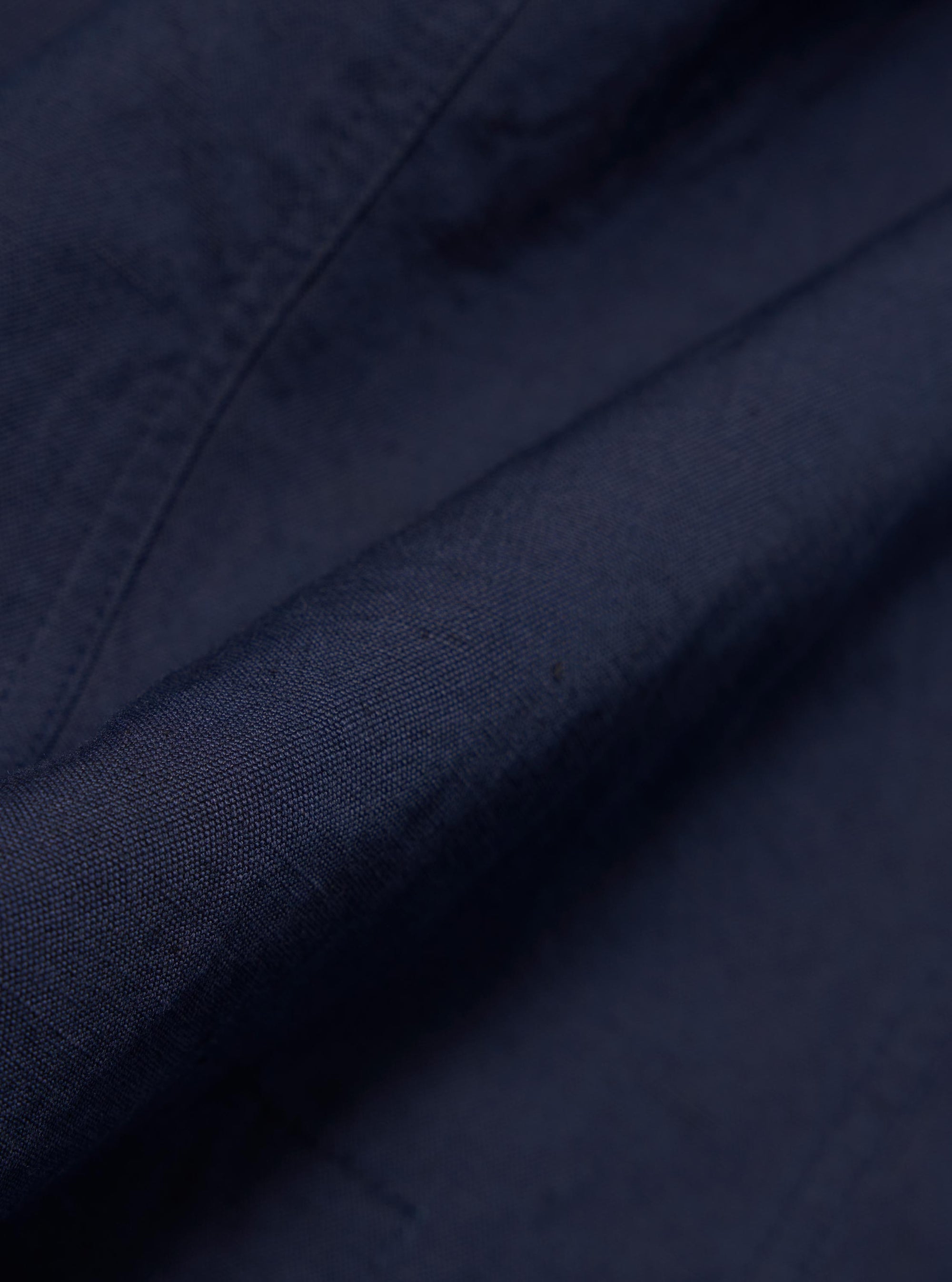 Navy Linen Slub Weave Bakers Jacket