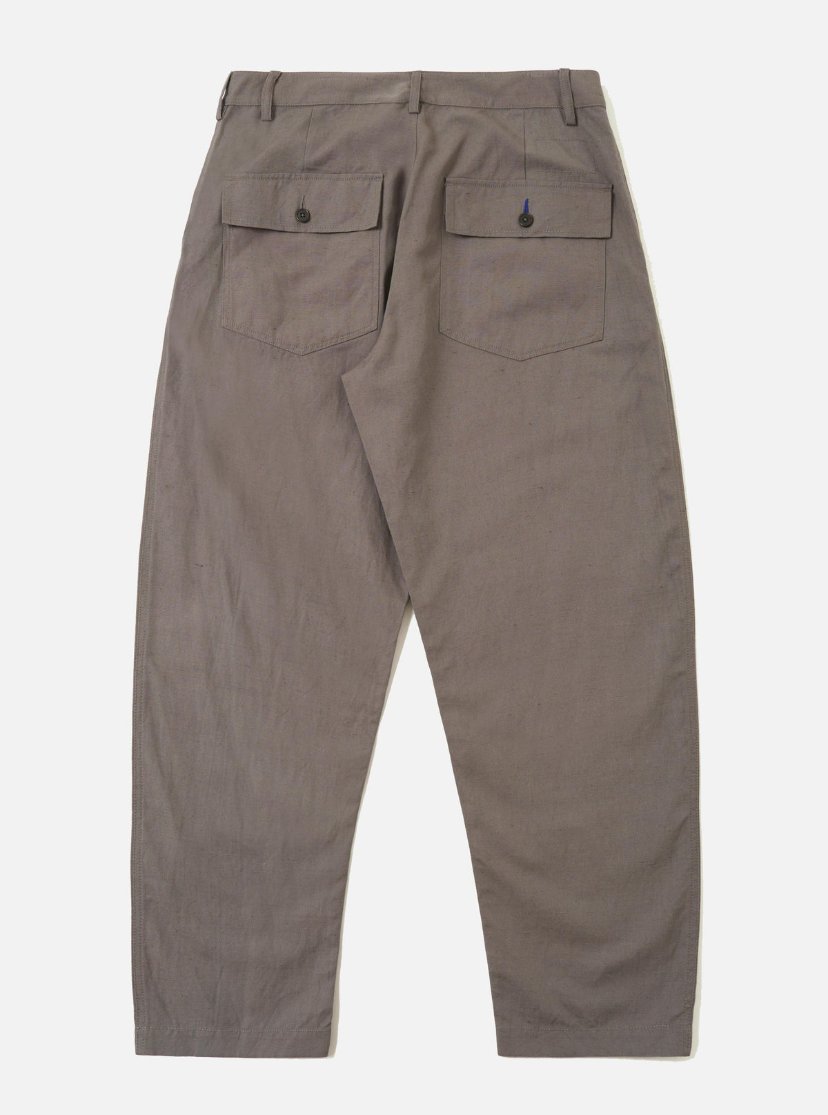 Mid Grey Linen Slub Weave Dizzy Trouser