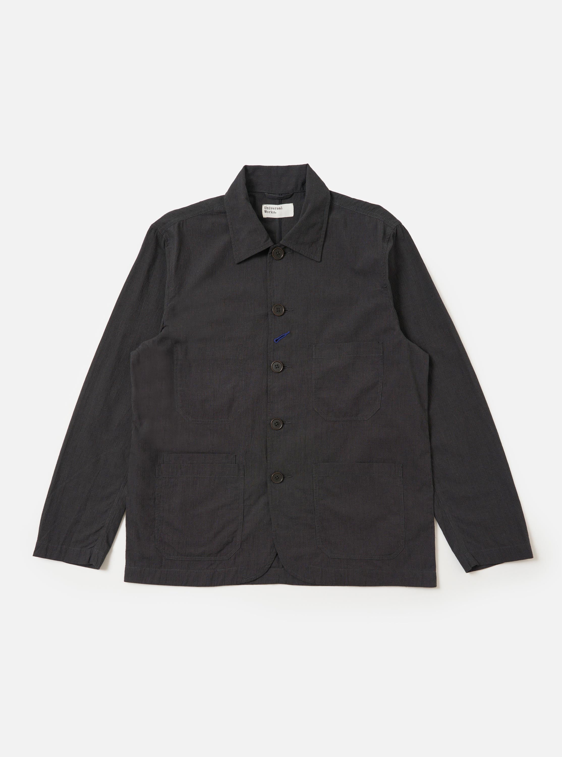 Men's Charcoal Seattle Cotton OG Bakers Chore Jacket – Universal Works