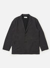 Charcoal Seattle Cotton Two Button Jacket