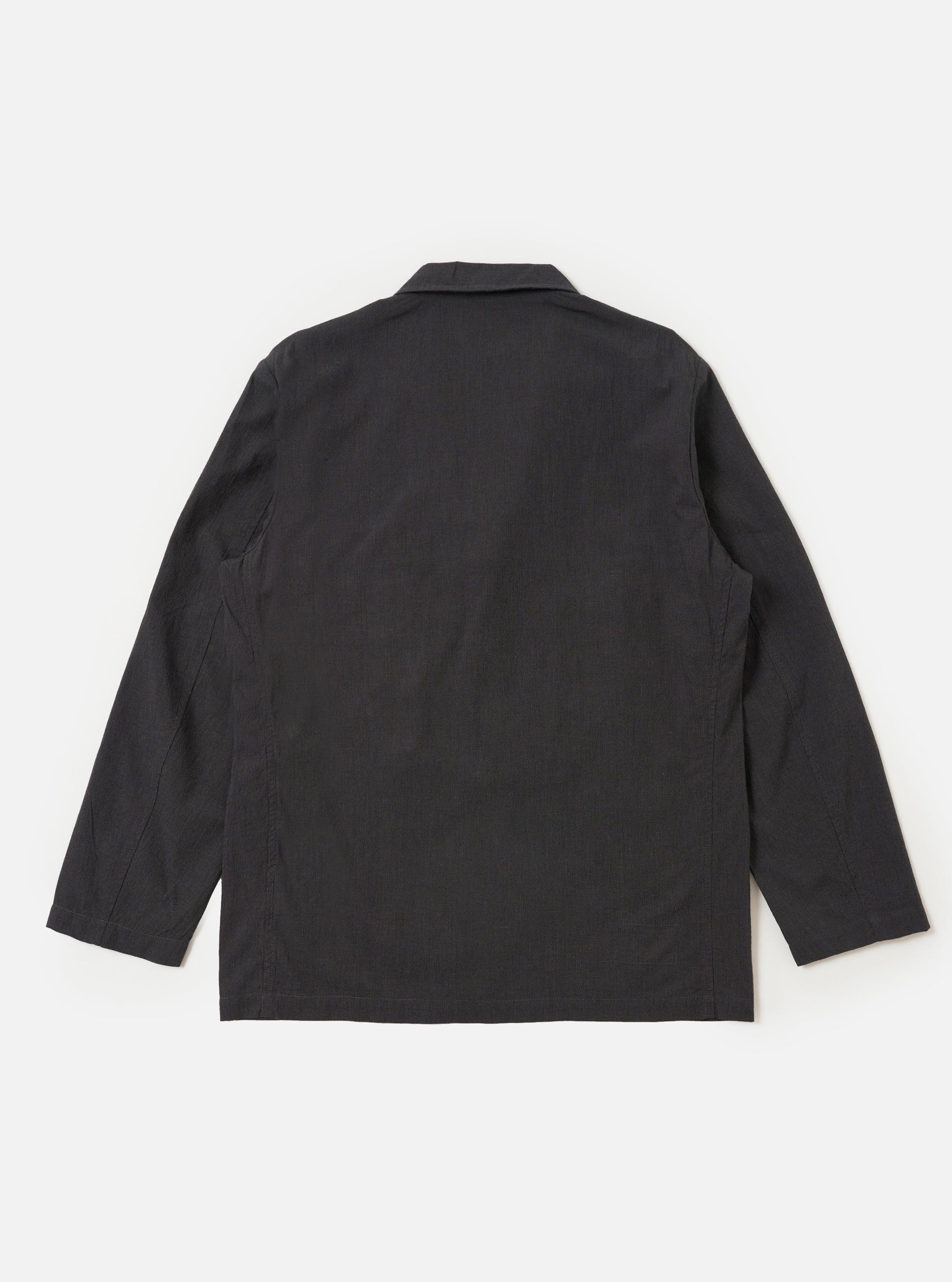 Charcoal Seattle Cotton Two Button Jacket