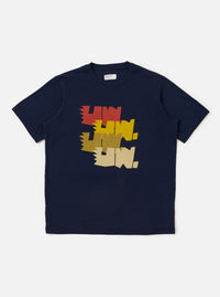 Navy Single Jersey Multi UW Print Multi UW Print Tee