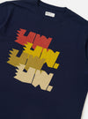Navy Single Jersey Multi UW Print Multi UW Print Tee