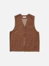 Brown Meco Denim Marine Gilet