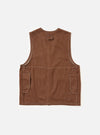 Brown Meco Denim Marine Gilet