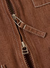 Brown Meco Denim Marine Gilet