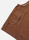 Brown Meco Denim Marine Gilet