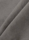 A close-up swatch image of the Mid Grey Linen Slub Weave Oxford Pant fabric displays a mid-grey color with a distinct, textured slub weave pattern. The natural irregularities of the linen fibers are visible across the surface of the material.