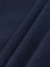 A close-up swatch image of the Navy Linen Slub Weave Oxford Pant fabric displays a deep navy blue color with a visible slub texture and a dense weave. The texture of the linen-cotton blend material is clearly visible against a neutral background.