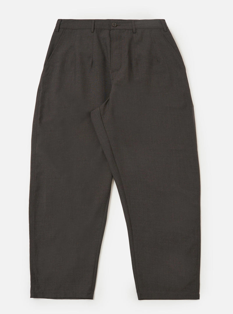 Brown Marl Tropical Suiting Dutch Pant