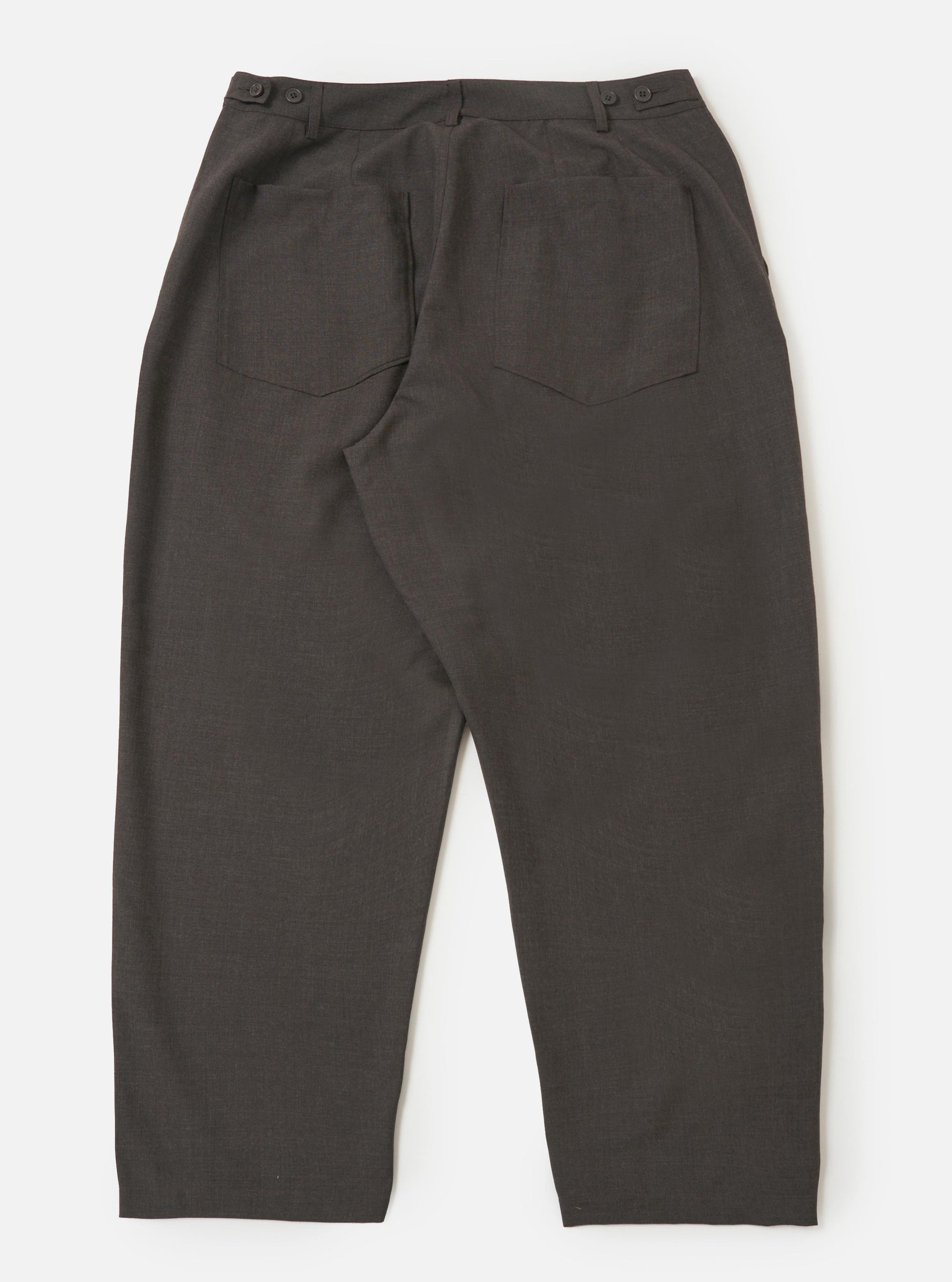 Brown Marl Tropical Suiting Dutch Pant