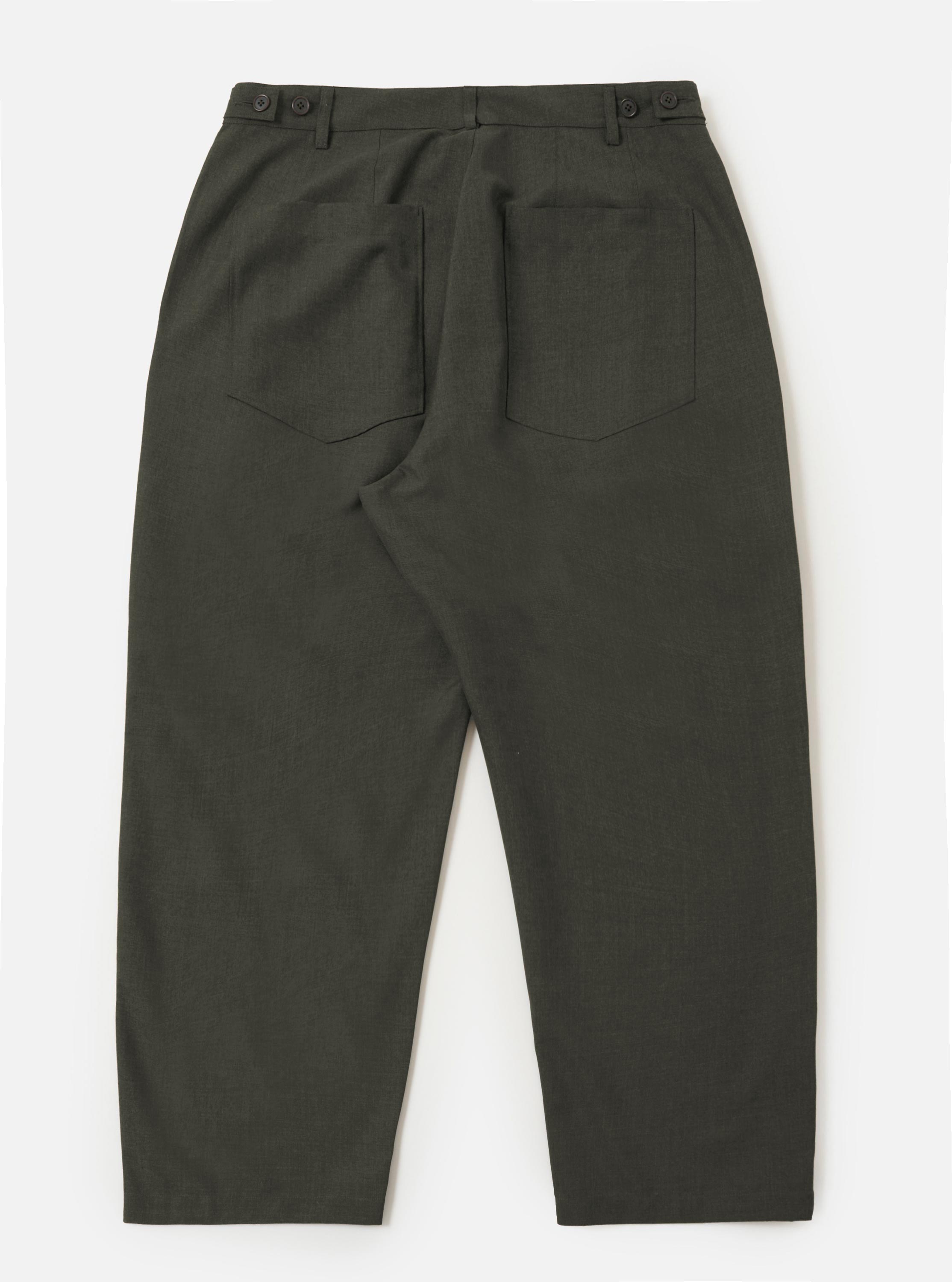 Men's Olive Marl Tropical Suiting Dutch Pant – Universal Works
