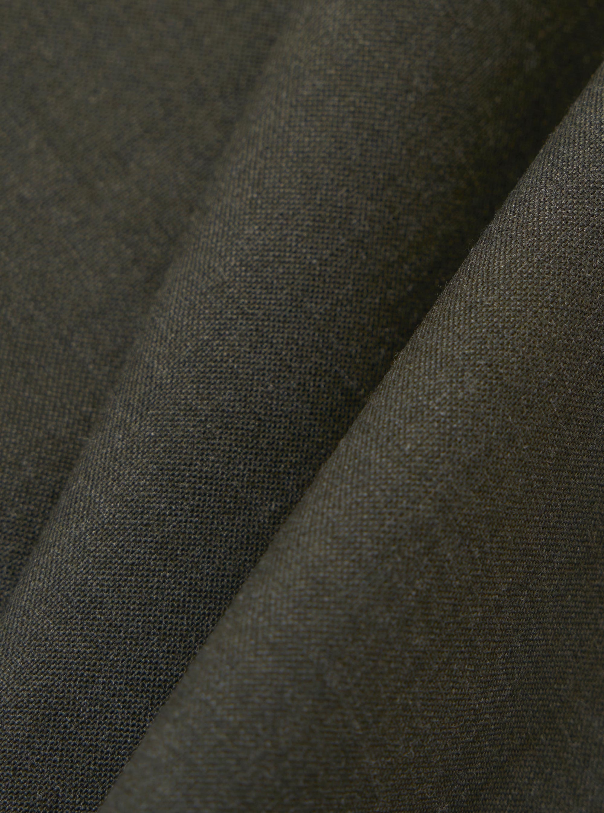 Olive Marl Tropical Suiting Dutch Pant