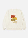 Ecru Brush Back Sweat FM Raglan Sweatshirt
