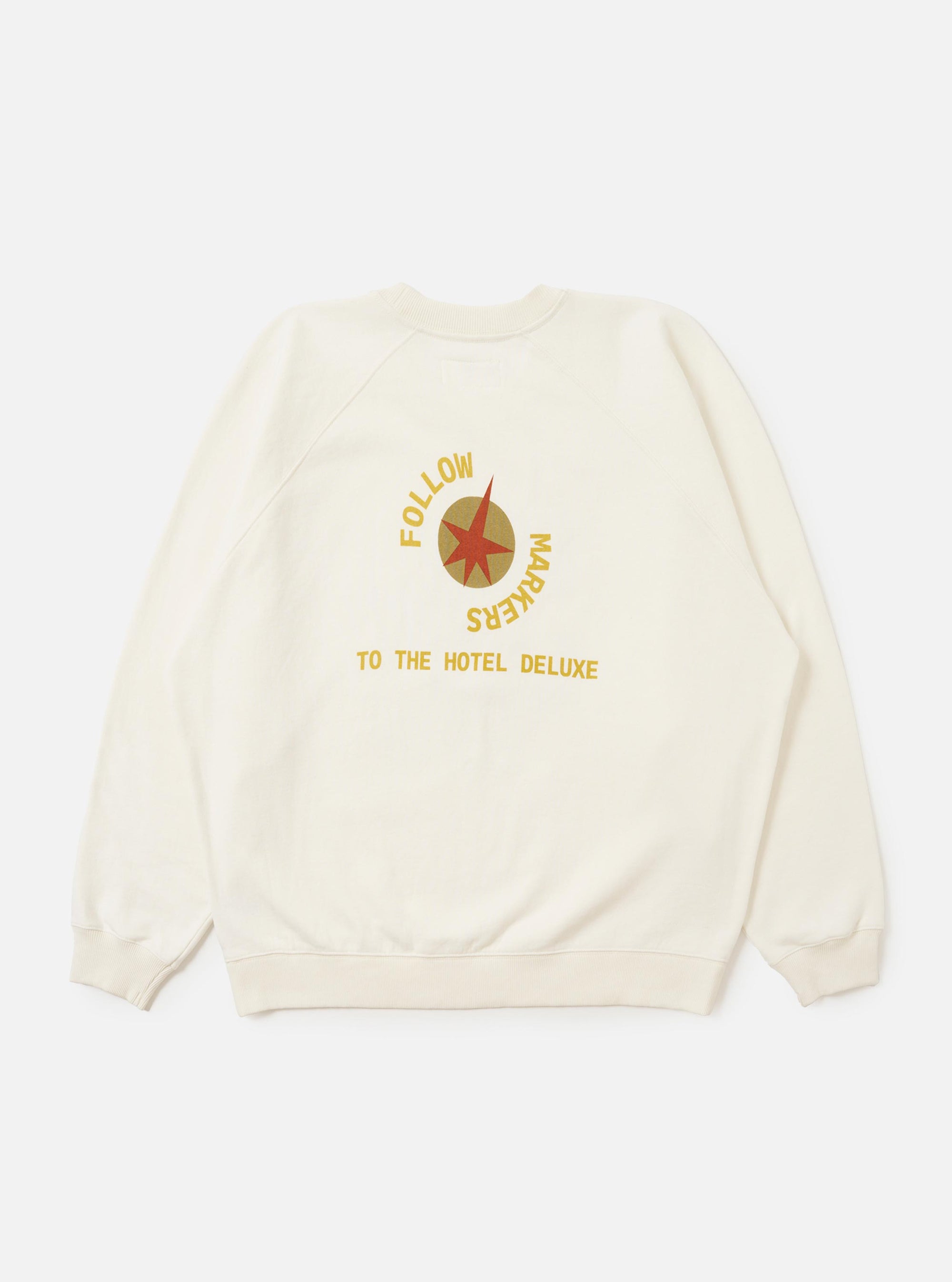 Ecru Brush Back Sweat FM Raglan Sweatshirt