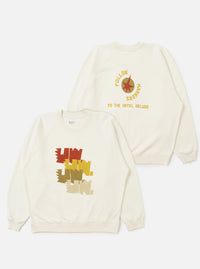 Ecru Brush Back Sweat FM Raglan Sweatshirt