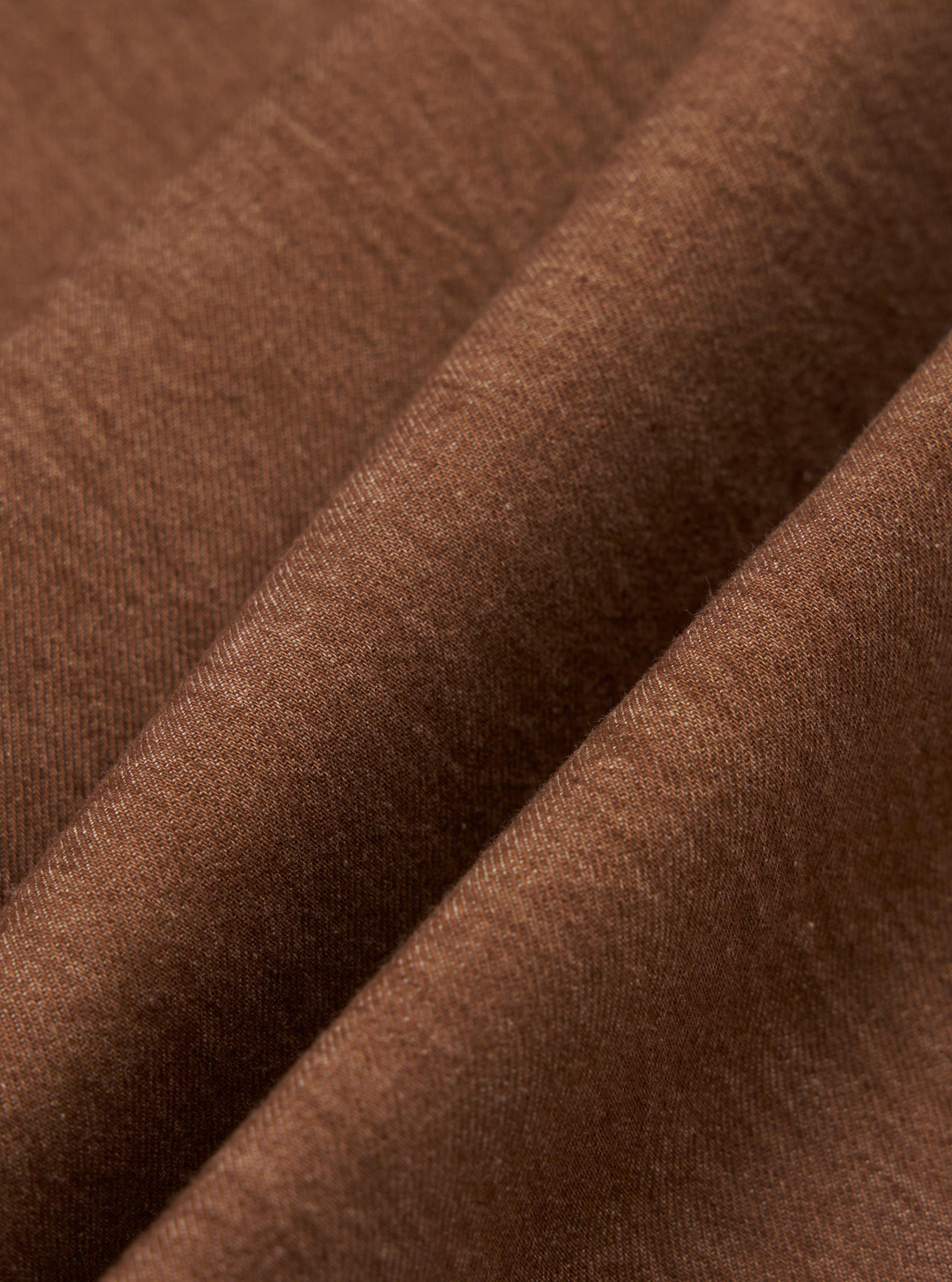 Brown Meco Denim Hi Water Trouser