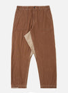 Brown Meco Denim Patched Fatigue Pant