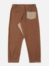 Brown Meco Denim Patched Fatigue Pant