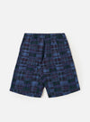 Navy Madras Patchwork Vacation Short