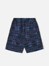 Navy Madras Patchwork Vacation Short