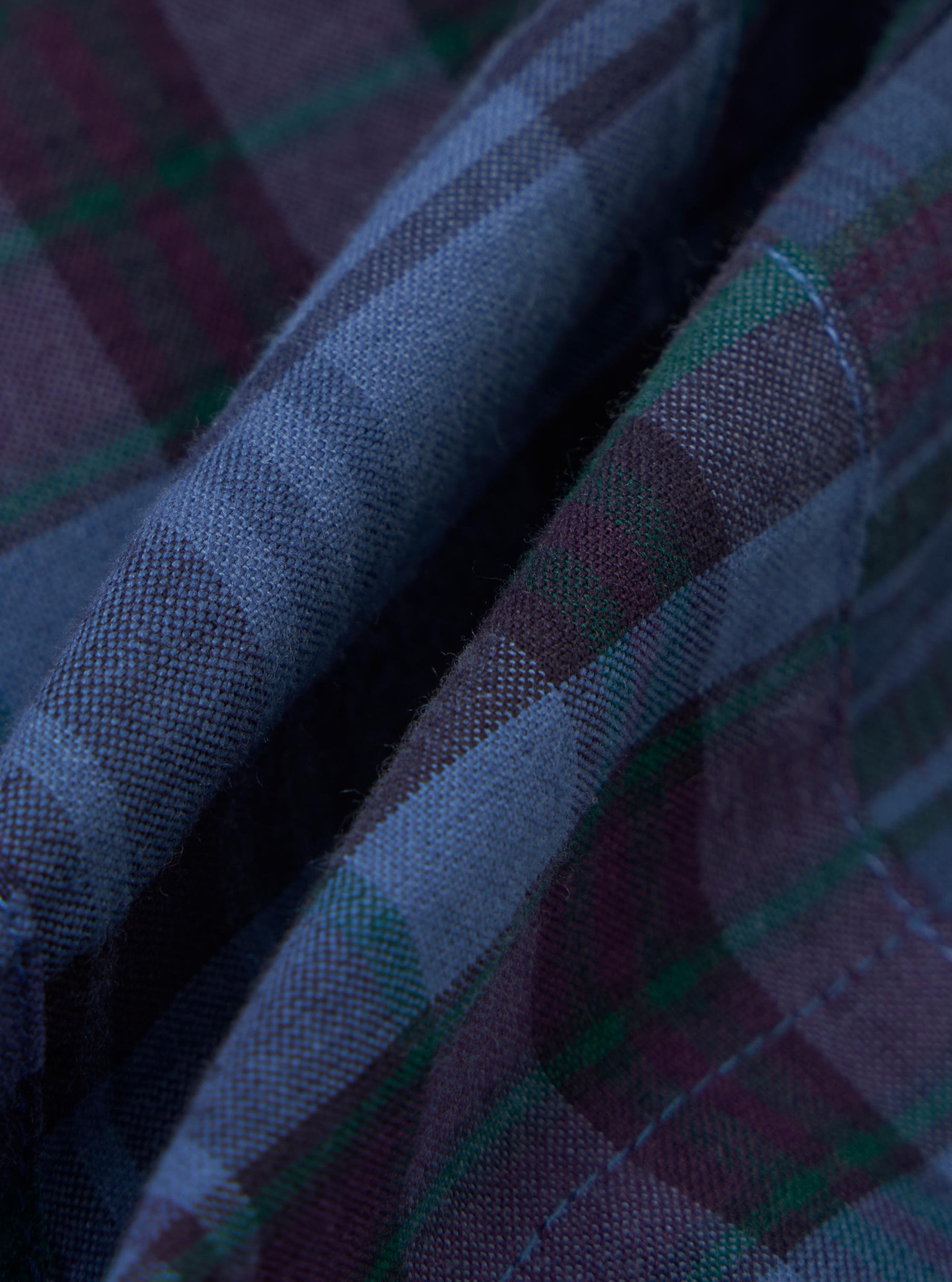 Navy Madras Patchwork Vacation Short