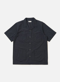 Navy Check Plaid Summer Overshirt